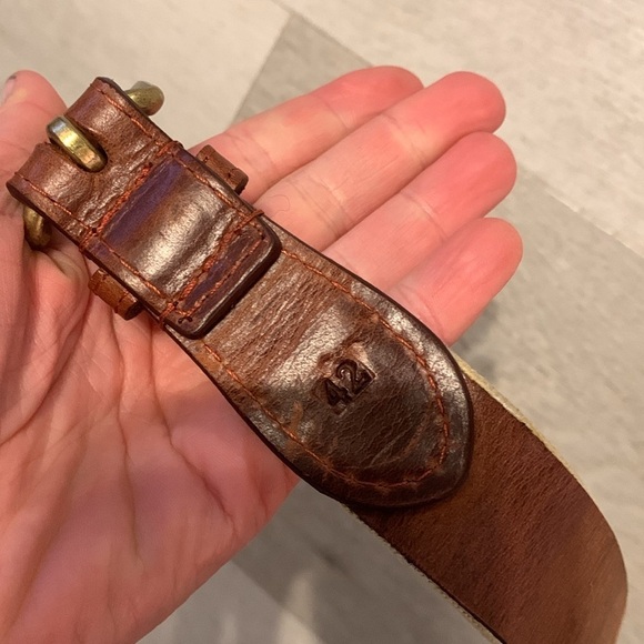 Stylish Tan and Blue Men's Belt - Picture 13 of 13